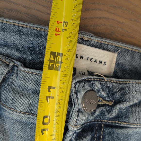 Risen High Rise patch Pocket Jeans NWOT 27 - Picture 10 of 15